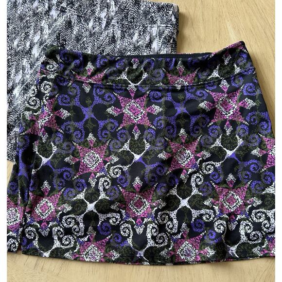 2 * Tennis Skirt Skorts Mini Tranquility Casual Preppy Tennis Athletic Small - Picture 4 of 9